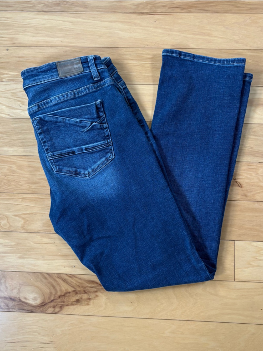 BKE Payton Jeans Womens Sz 30x30 Mid Rise Straight Leg Medium Wash Denim